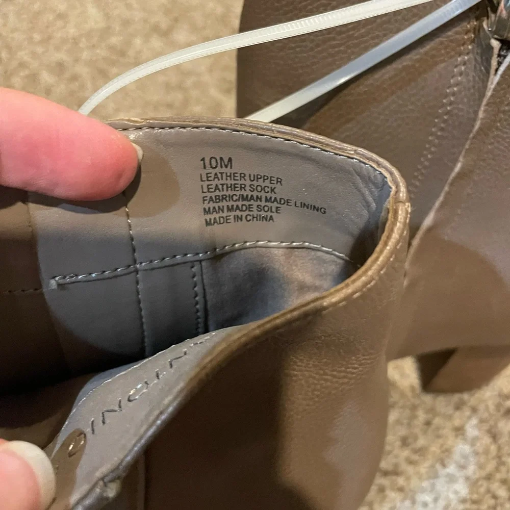 Brand new lighter brown boots. - Picture 5 of 5